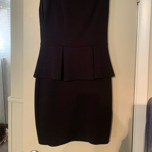 Black peplum dress - formal